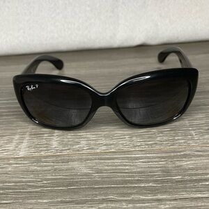 Ray Ban Eyeglasses,  4101 JACKIE OHH 601/T3, 58-17-135, 3P, Black